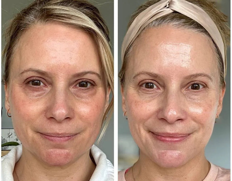 "It starts yellow, ends invisible, and leaves me looking like I had a facial. Obsessed."